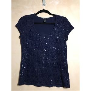 Kenneth Cole Sequined Tee